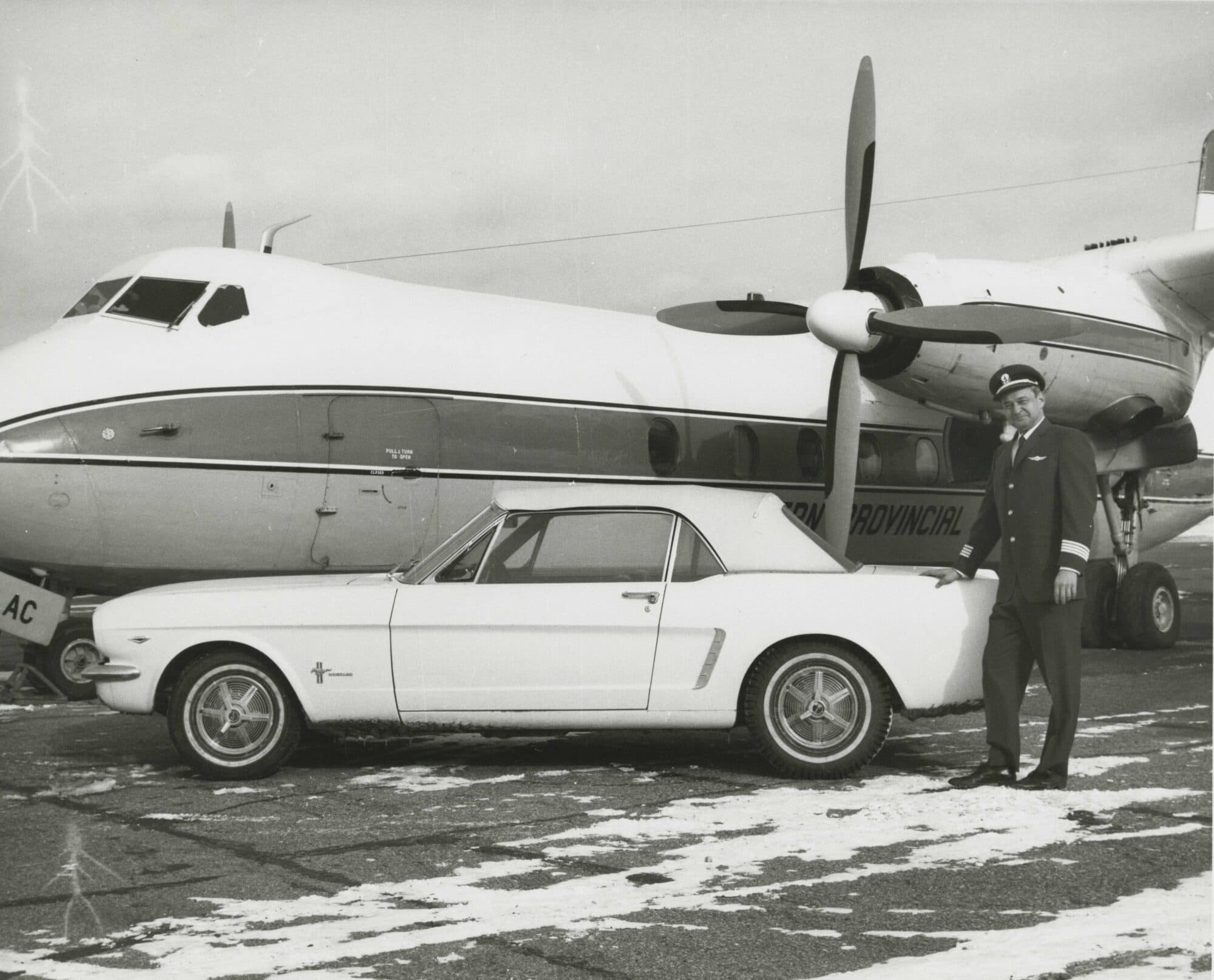 The first mustang ever built