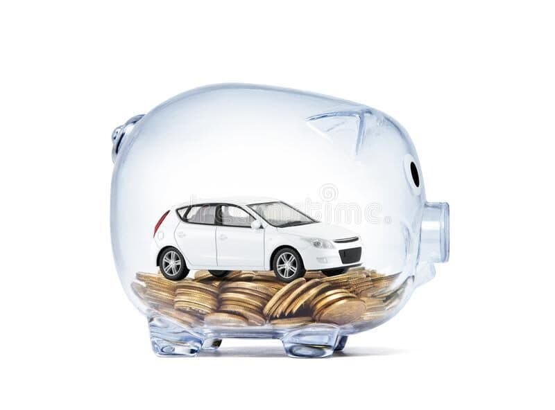 Car in piggy bank